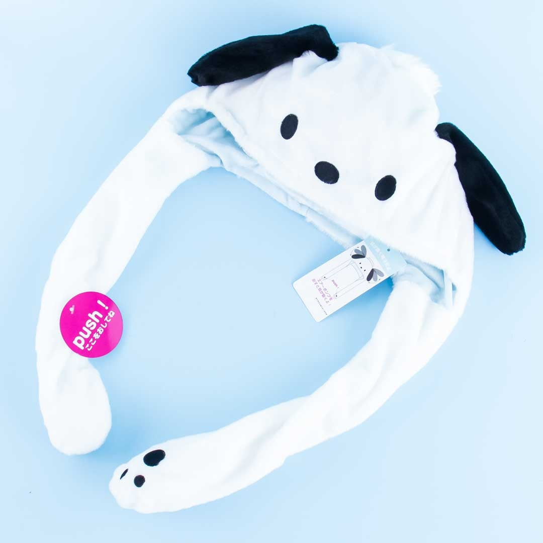 Fluffy Pochacco Hat With Movable Ears