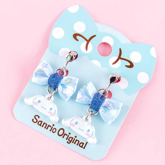 Cinnamoroll Ribbon Charm Clip-On Earrings