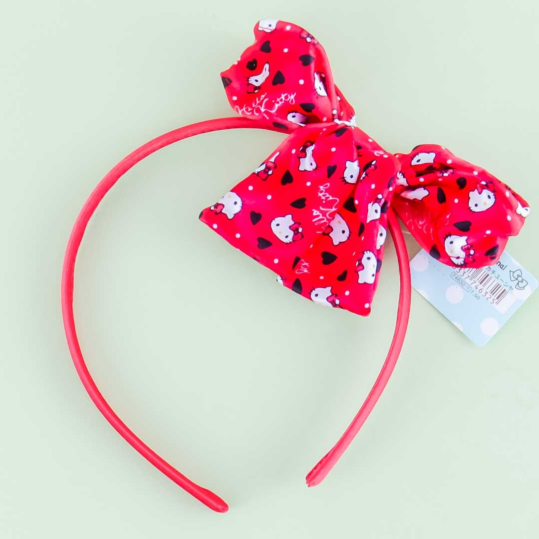 Hello Kitty Hearts Big Bow Headband