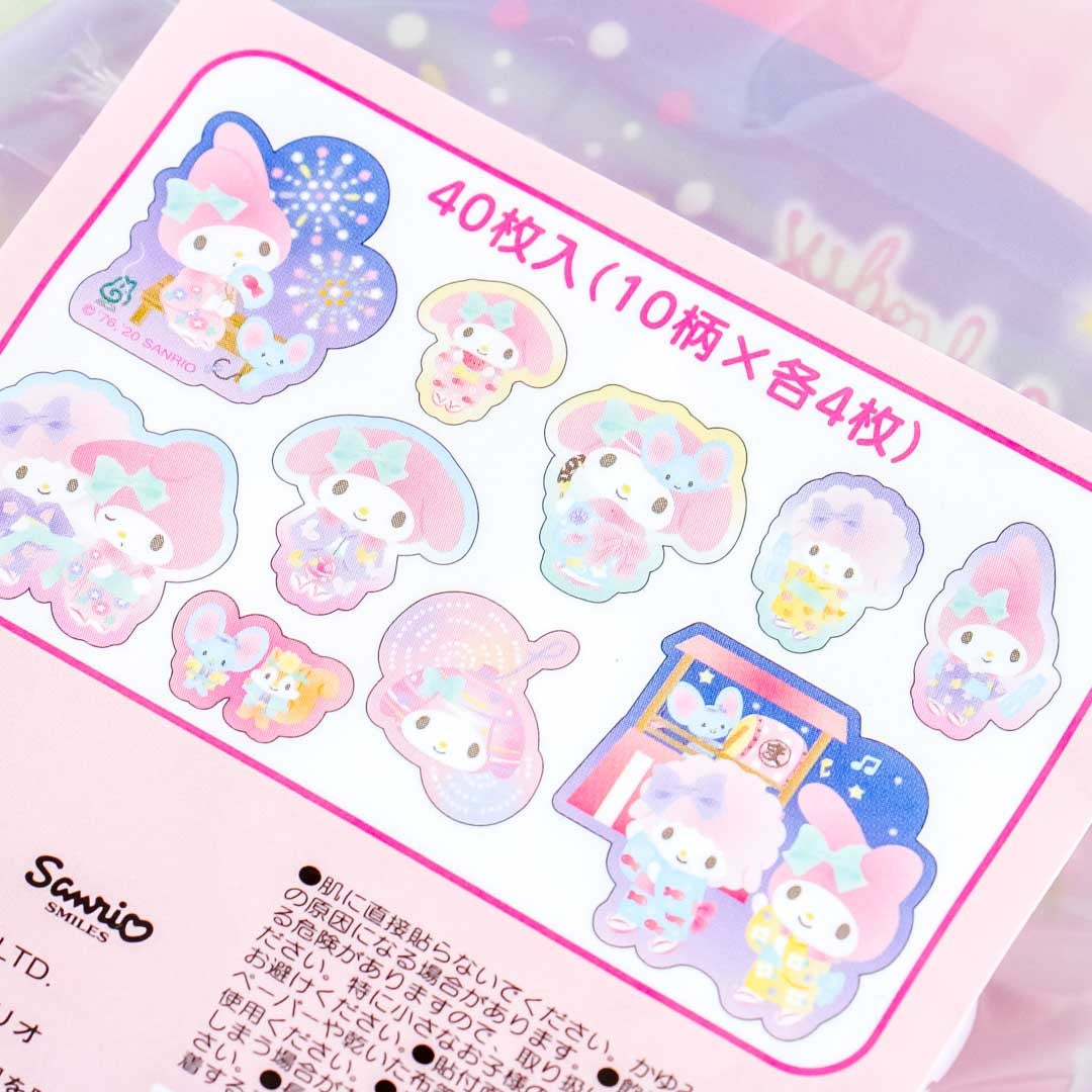 Sanrio Japanese Summer Sticker Pack - My Melody