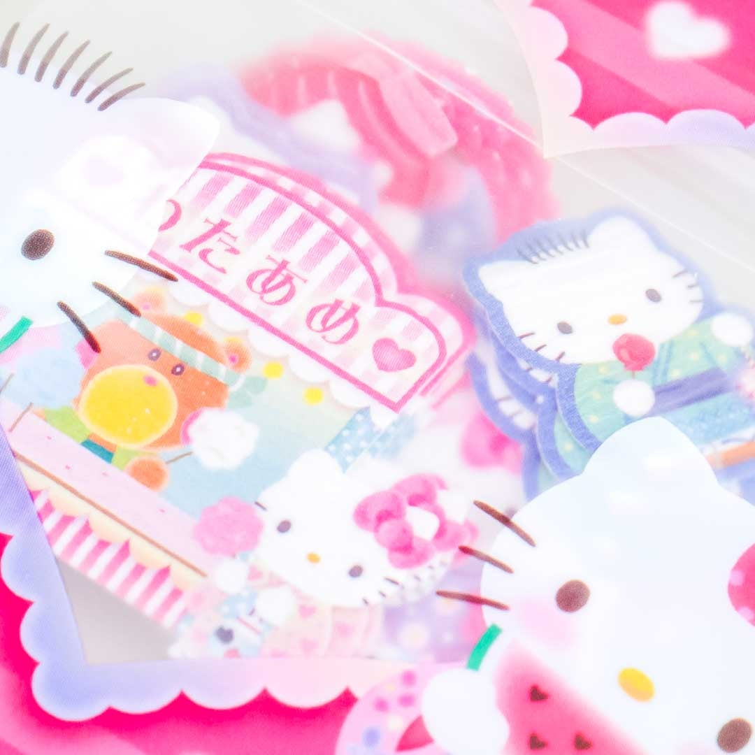 Sanrio Japanese Summer Sticker Pack - Hello Kitty