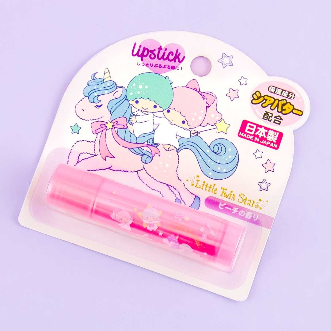 Little Twin Stars Character Lip Balm - Fairy Peach