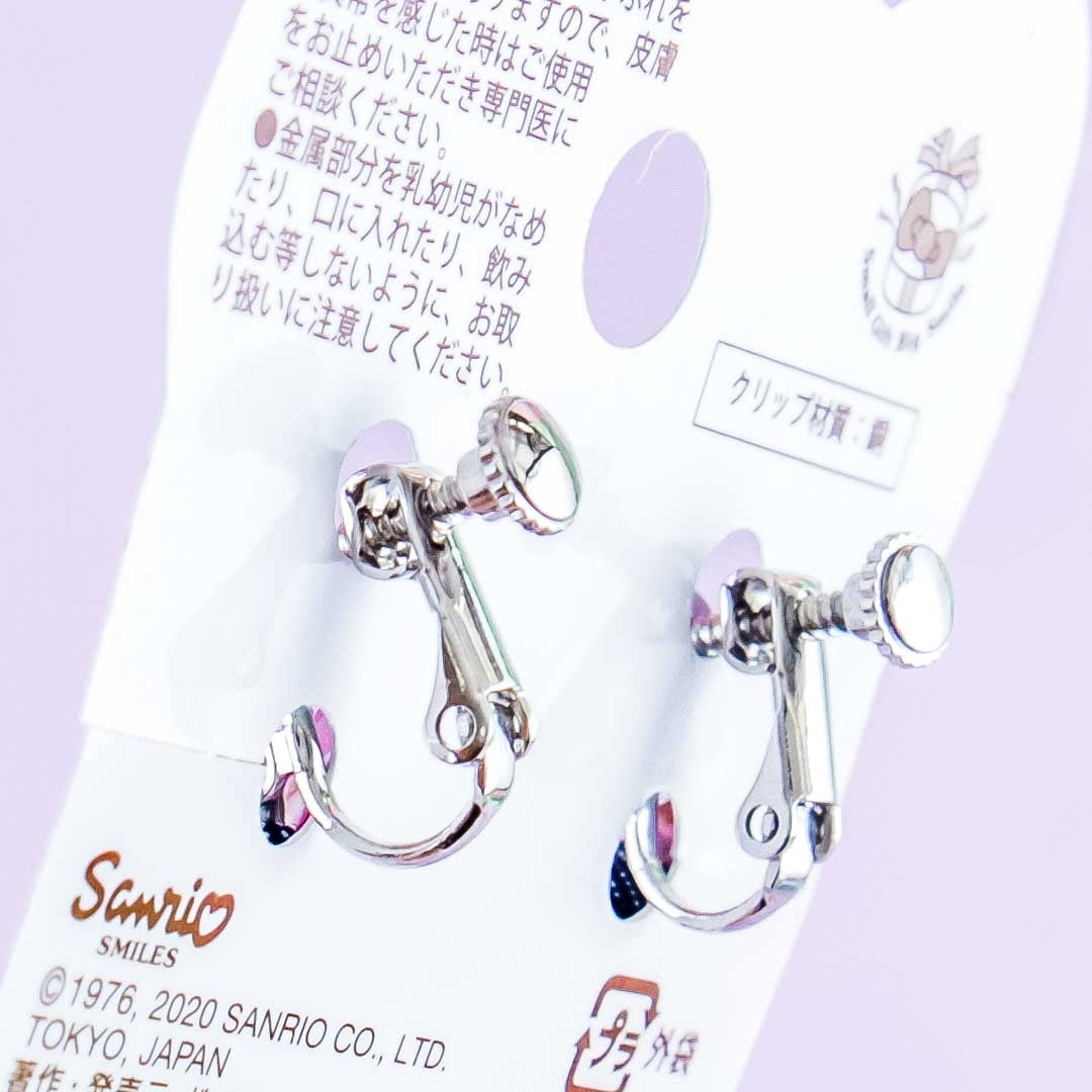 Hello Kitty Ribbon Clip-On Earrings