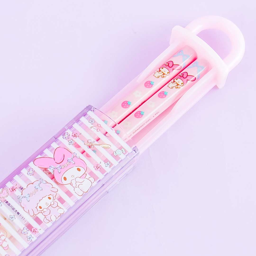 My Melody & Flowery Chopsticks Set