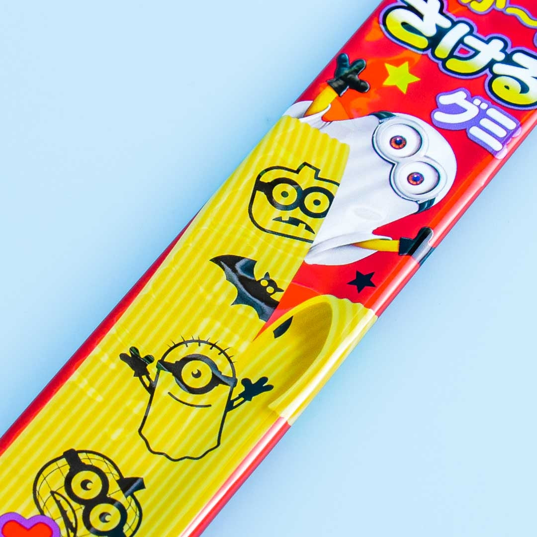 Halloween Minions Long Sakeru Peeling Gummy - Lemon