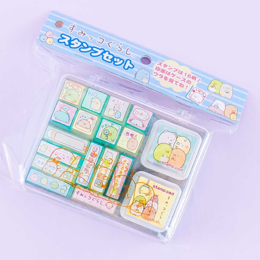 Sumikko Gurashi Crane Game Stamp Set