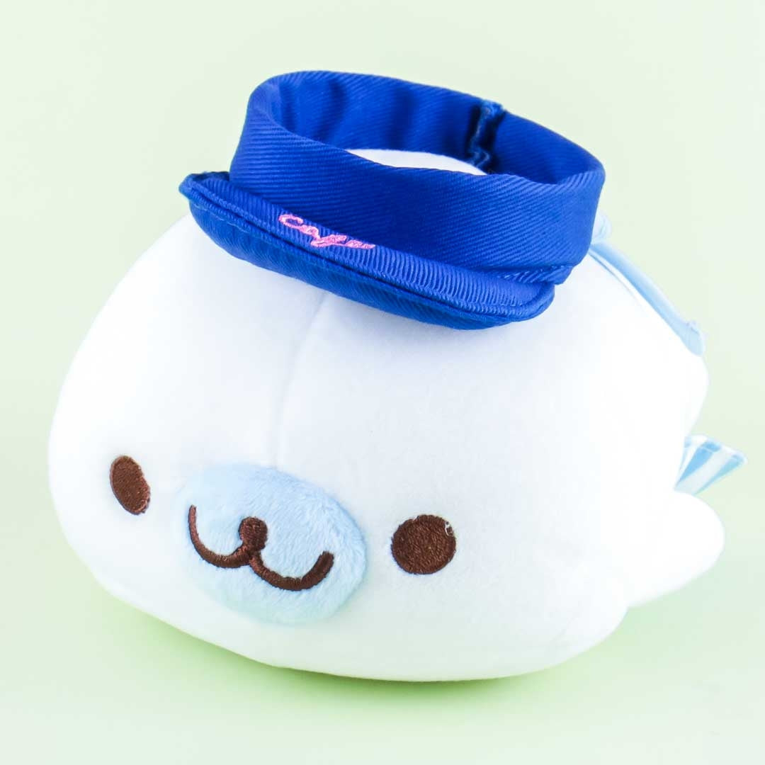 Mamegoma Café Plushie - Shiro-Guma / Medium