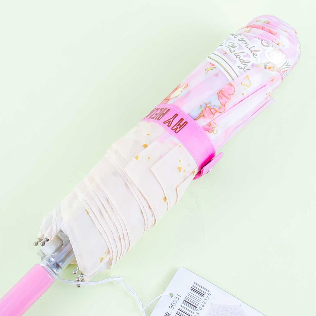 My Melody Lovely Bows Portable Foldable Umbrella