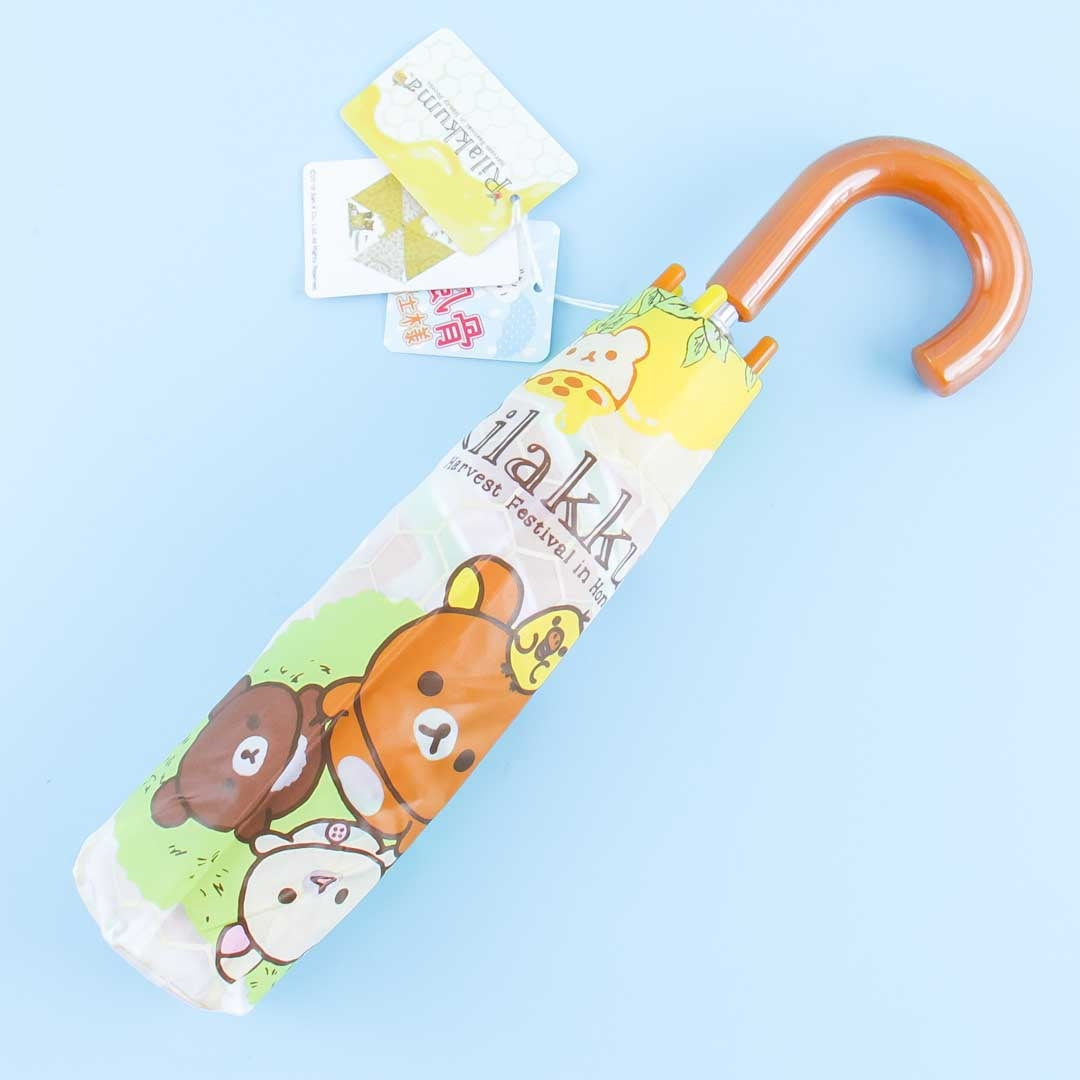 Rilakkuma Honey Forest Portable Foldable Umbrella