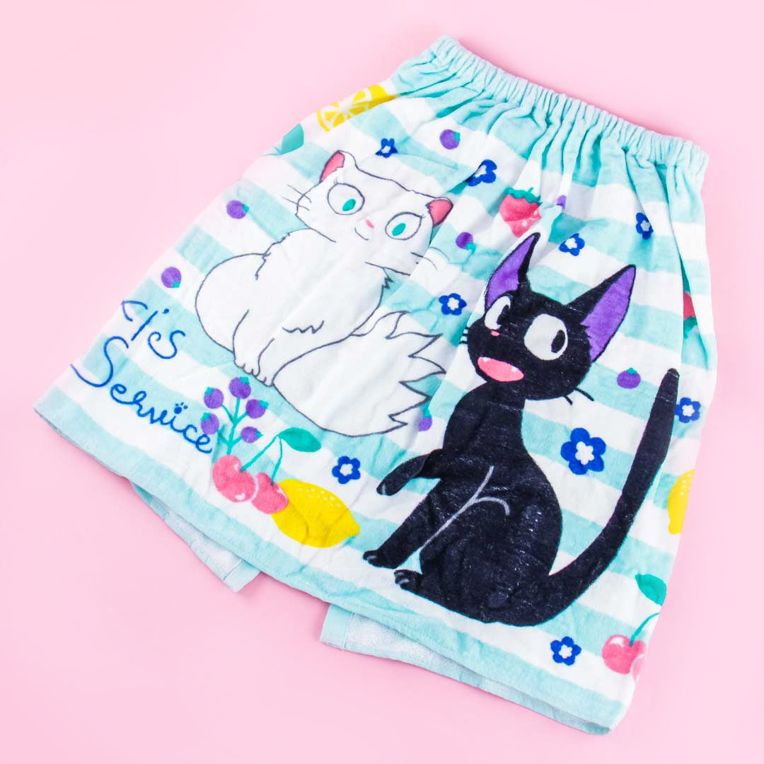 Kiki's Delivery Service Fruity Bath Towel With Snap Buttons