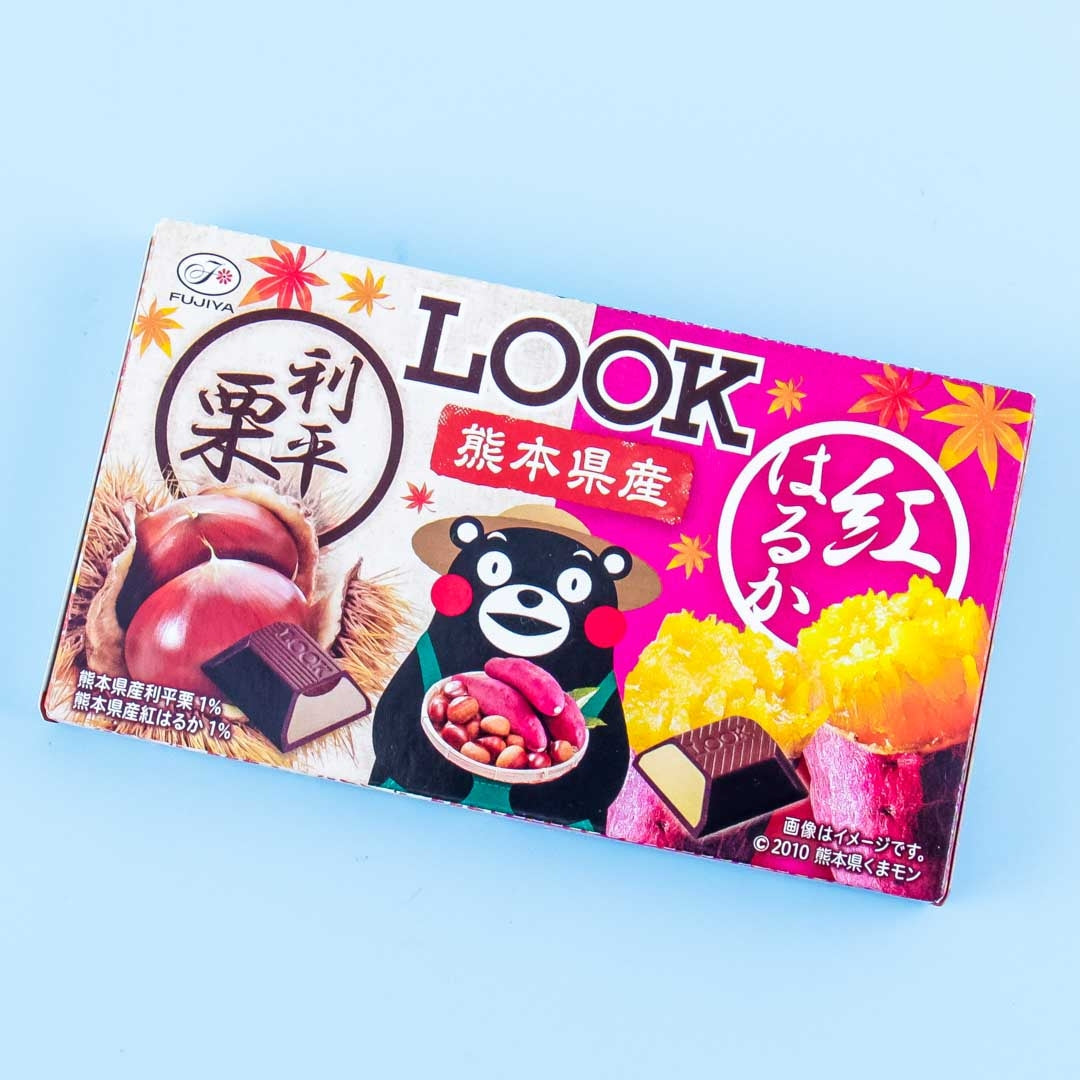 Fujiya Look Kumamon Chestnut & Sweet Potato Chocolate