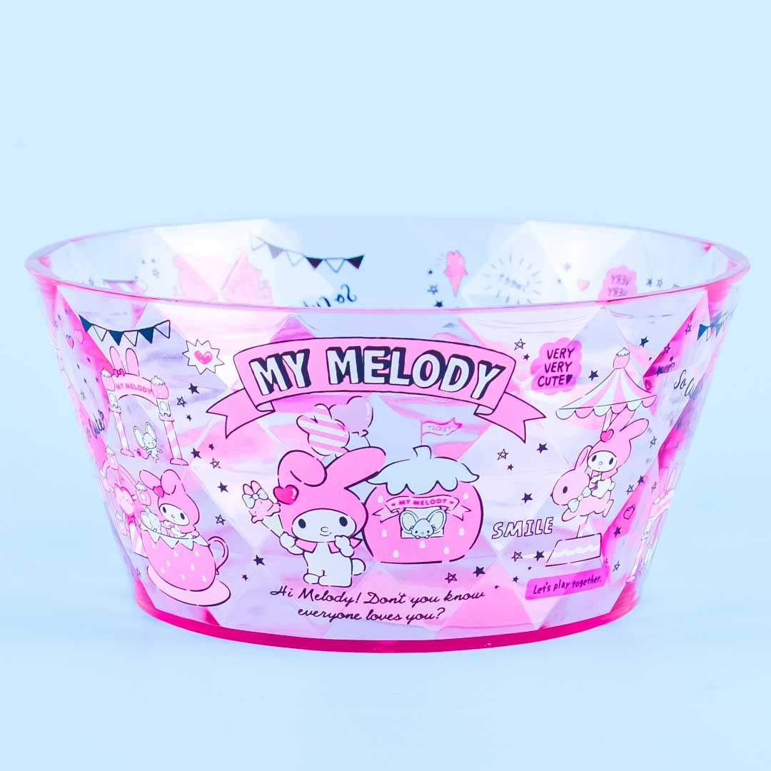 My Melody Strawberry Diamond-Cut Accessory Bowl