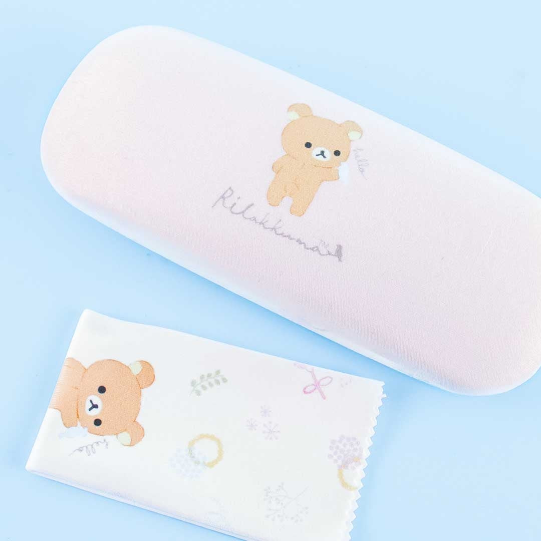 Rilakkuma Happy Blue Bird Eyeglass Hard Case
