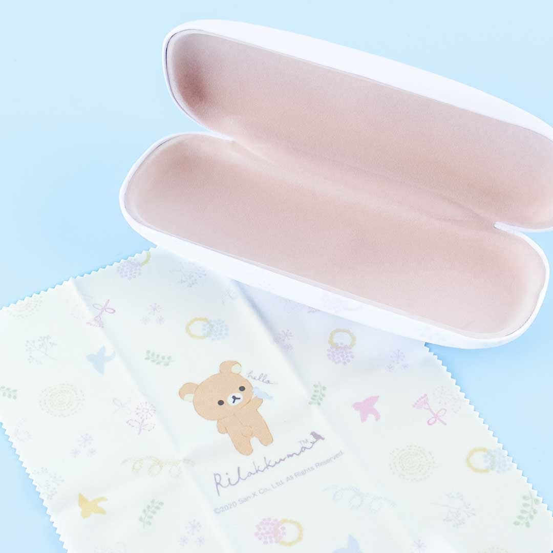 Rilakkuma Happy Blue Bird Eyeglass Hard Case