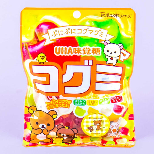 UHA Kogumi Fruit Juice Gummies - Rilakkuma Honey Assortment