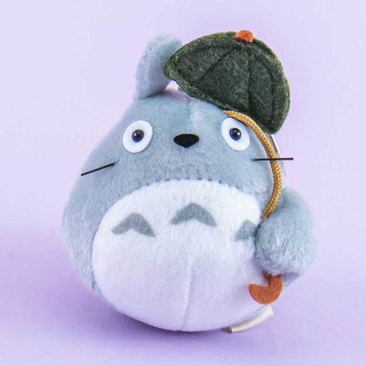 My Neighbor Totoro With Leaf Umbrella Plushie Charm - Mini