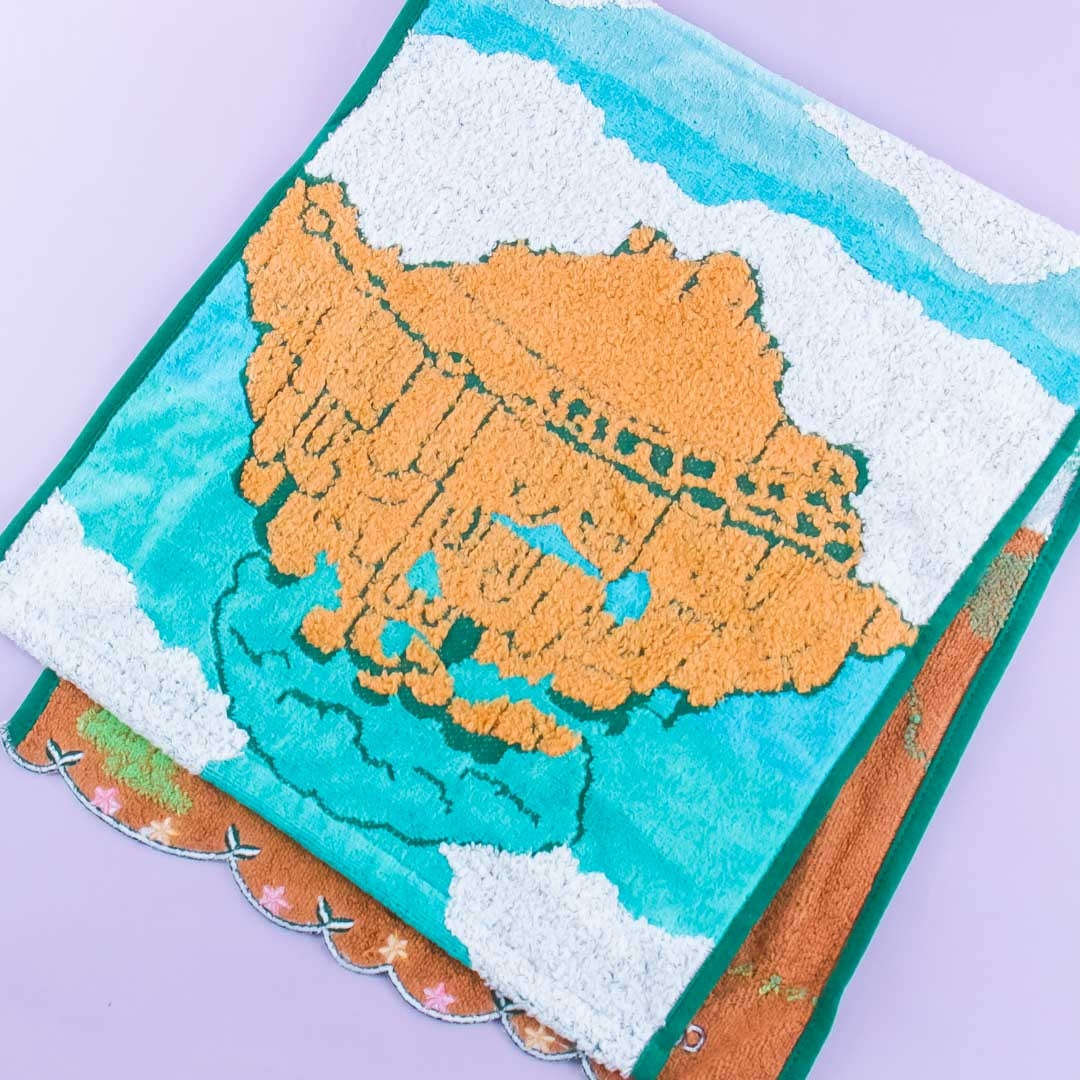 Castle In The Sky Forest Adventure Long Towel