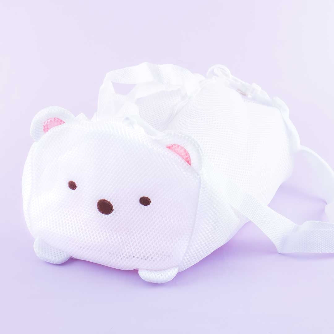 Sumikko Gurashi Mesh Shoulder Bag - Shirokuma