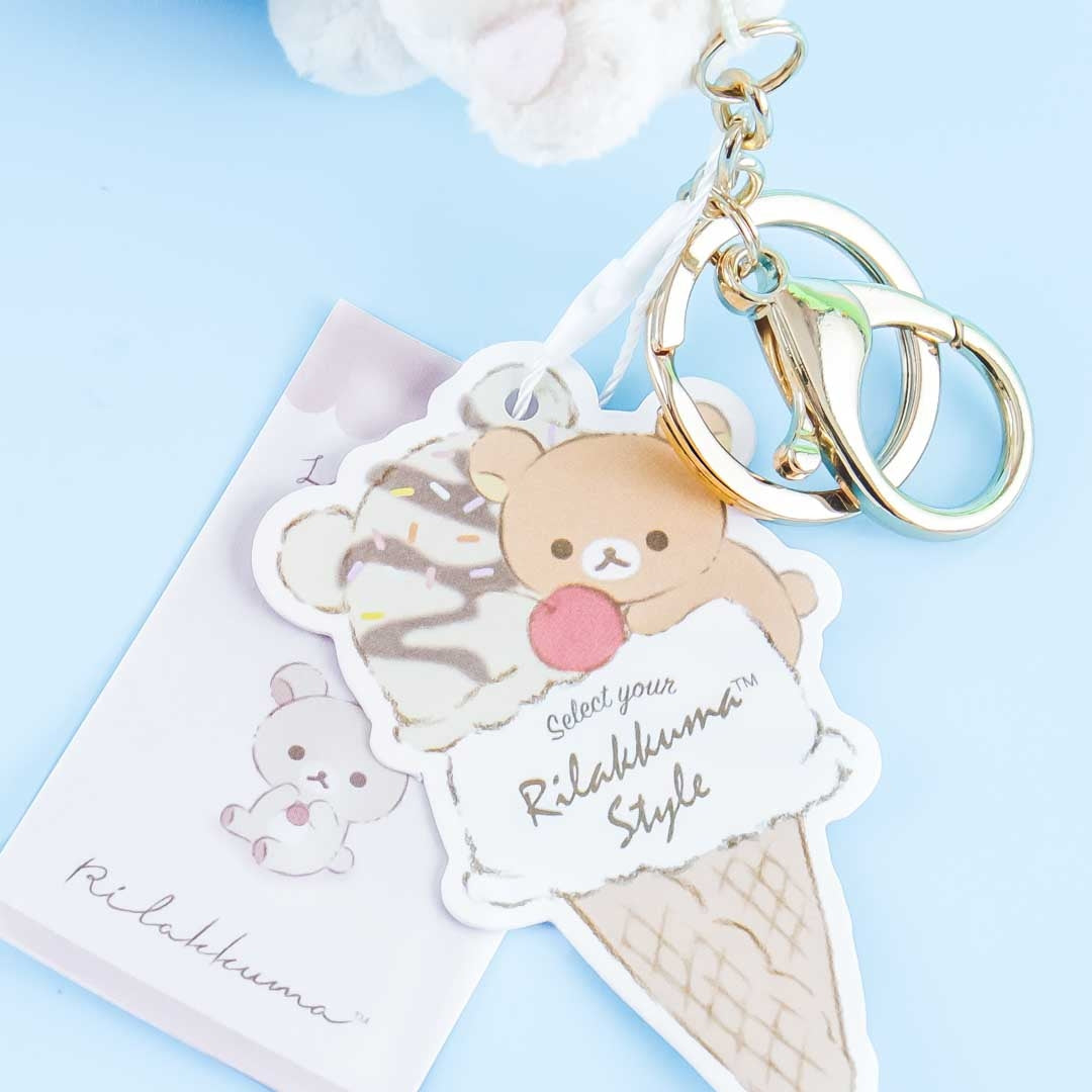 Korilakkuma Sweet Ice Cream Plushie Bag Charm