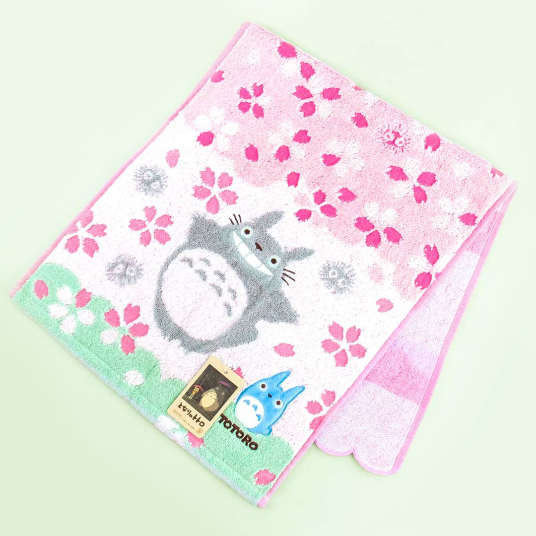 My Neighbor Totoro Sakura Blossoms Face Towel