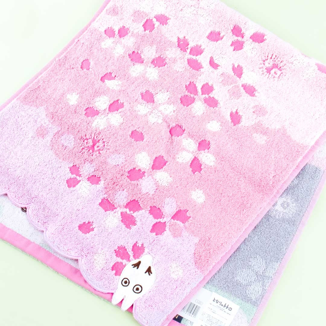 My Neighbor Totoro Sakura Blossoms Face Towel
