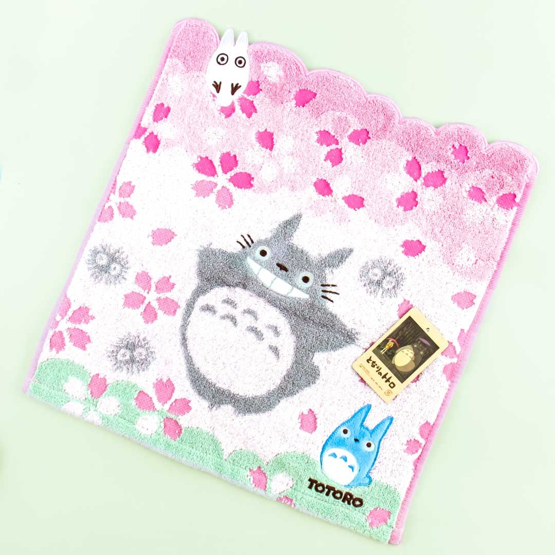 My Neighbor Totoro Sakura Blossoms Hand Towel