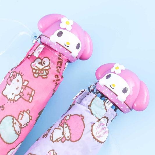 My Melody Big Head Portable Foldable Umbrella
