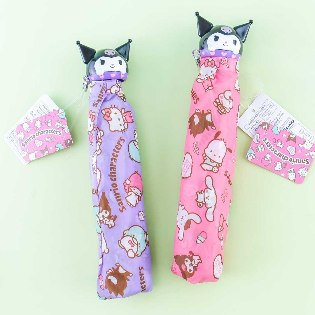 Kuromi Big Head Portable Foldable Umbrella