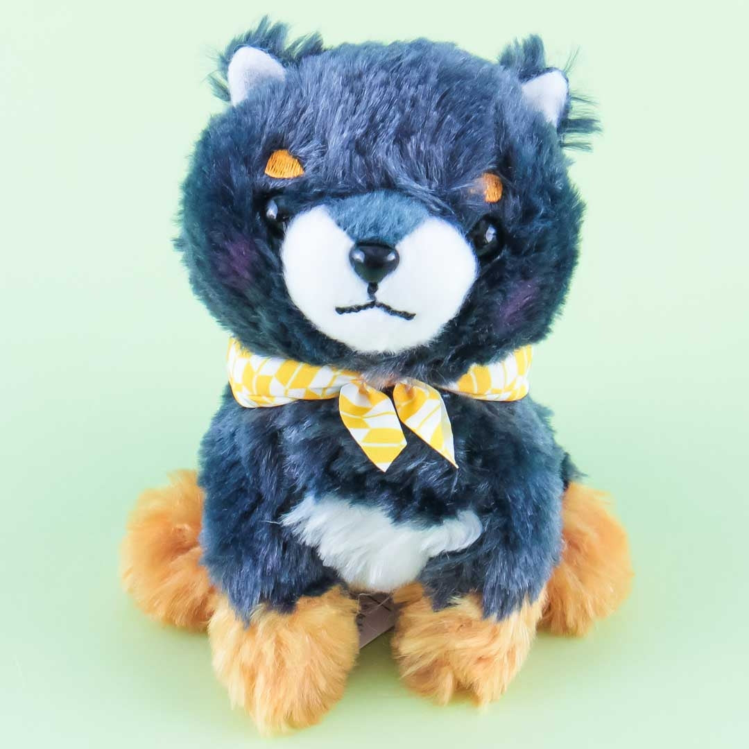 Mameshiba San Kyodai Fluffy Plushie - Mamejiro / Medium
