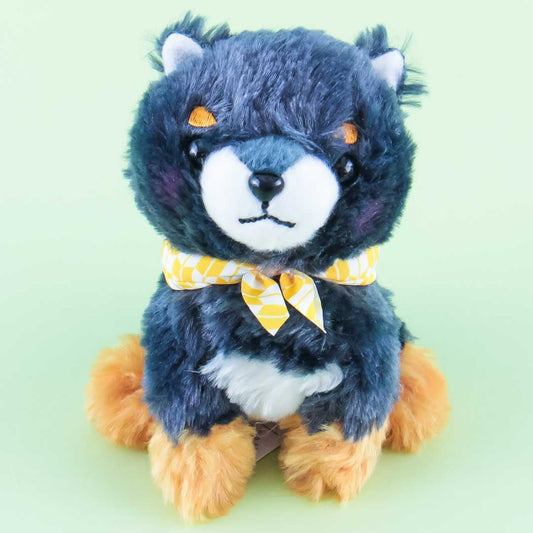 Mameshiba San Kyodai Fluffy Plushie - Mamejiro / Medium