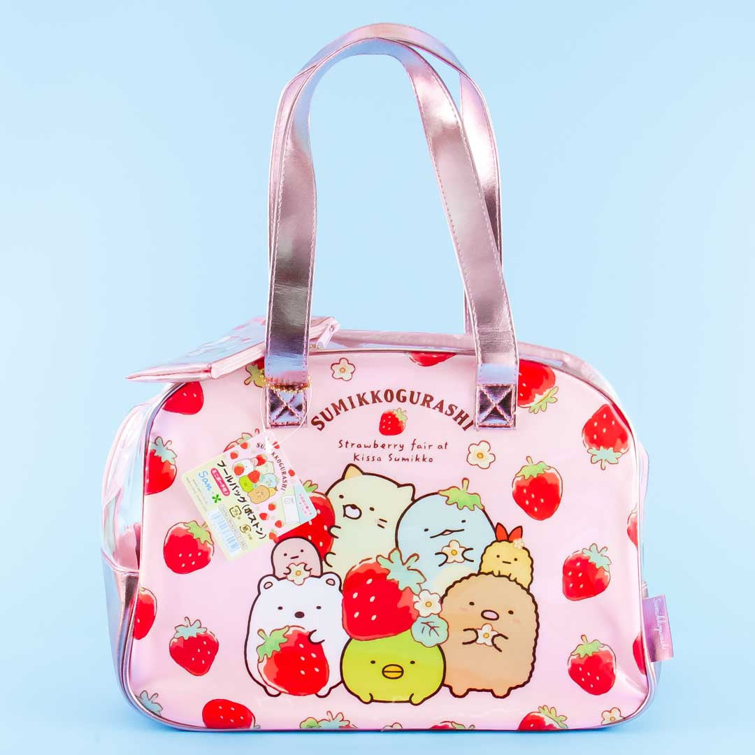 Sumikko Gurashi Strawberry Tote Bag & Purse