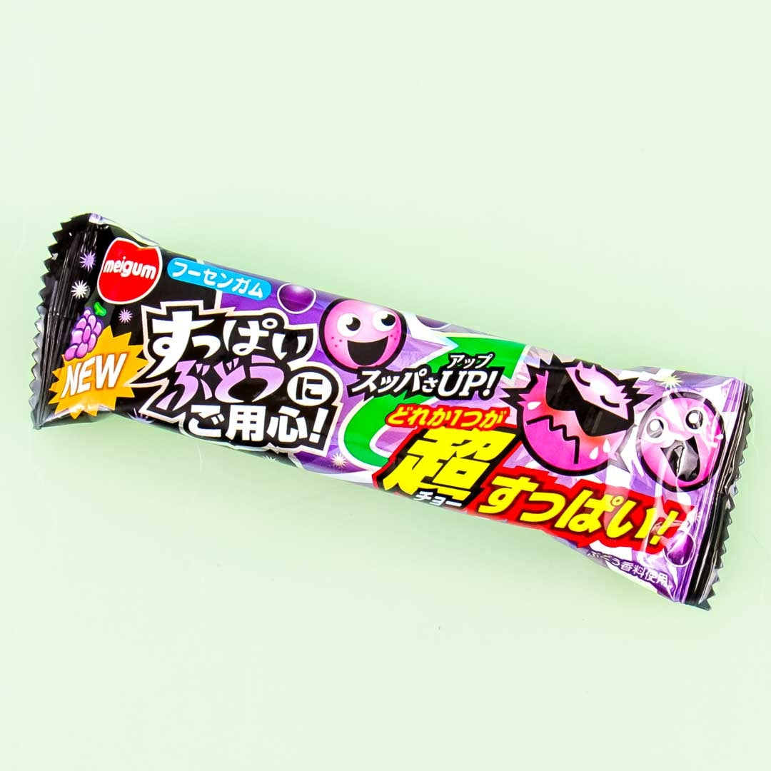 Meigum Super Sour Grape Bubble Gum