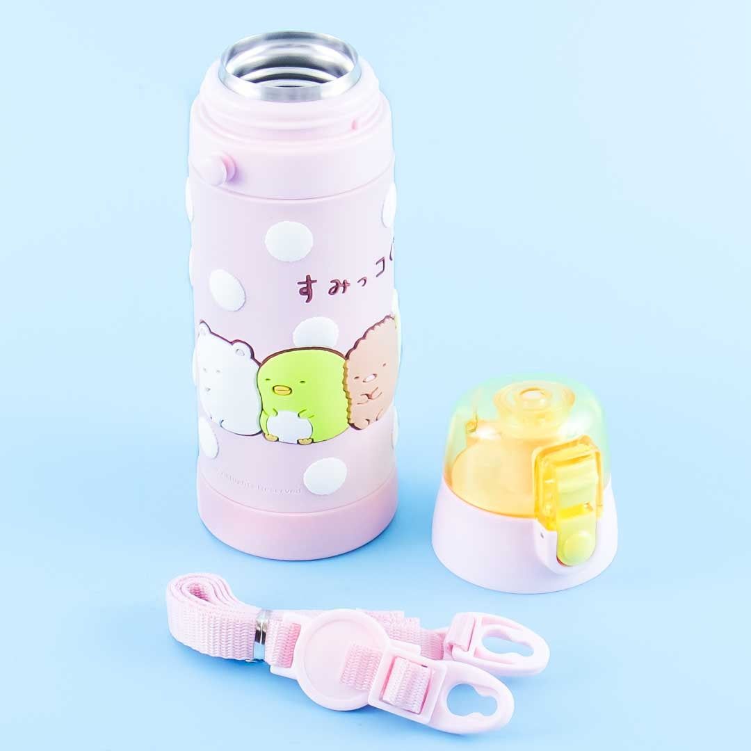 Sumikko Gurashi 3D Polka Dots Stainless Steel Bottle