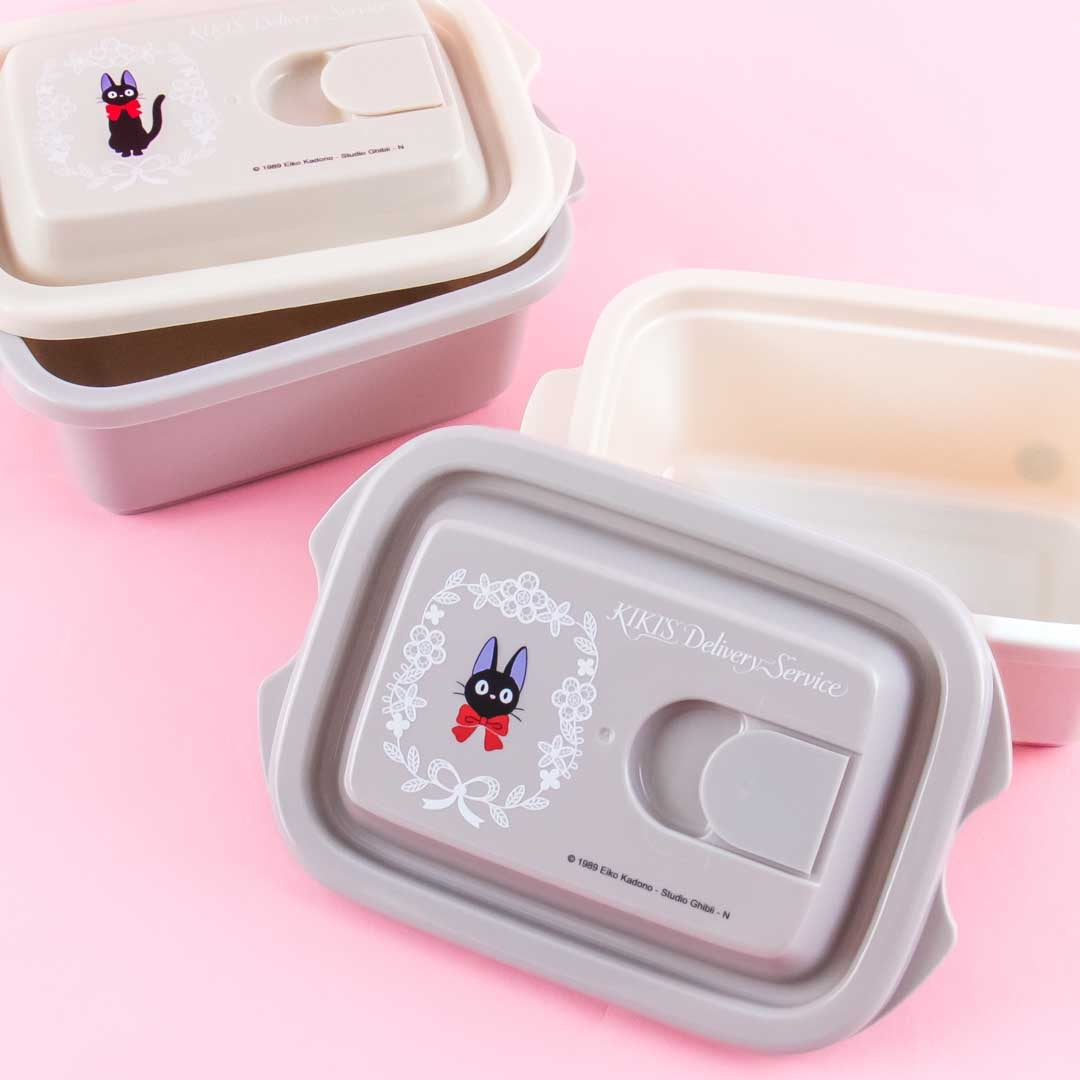 Kiki's Delivery Service Flowery Jiji Bento Box Set - Medium