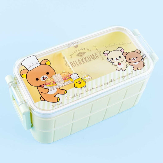 Rilakkuma Delicious Time Double Layer Bento Box