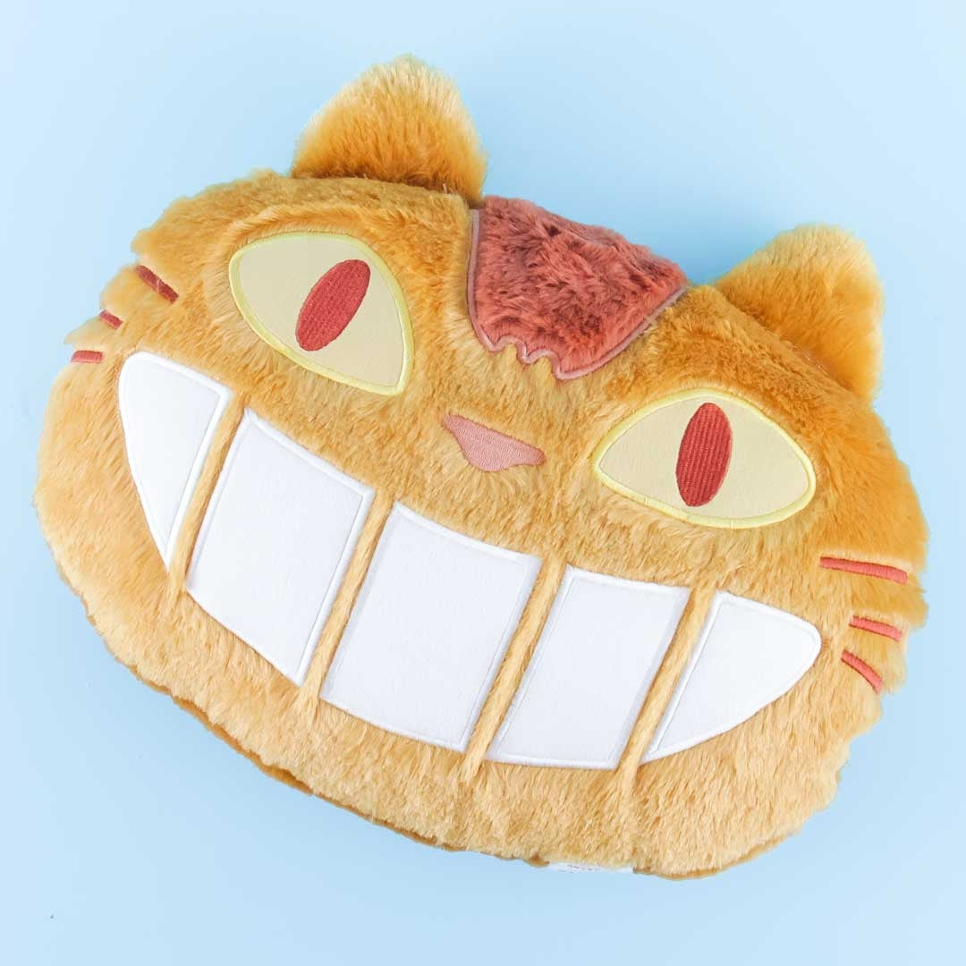 My Neighbor Totoro Catbus Fluffy Head Cushion
