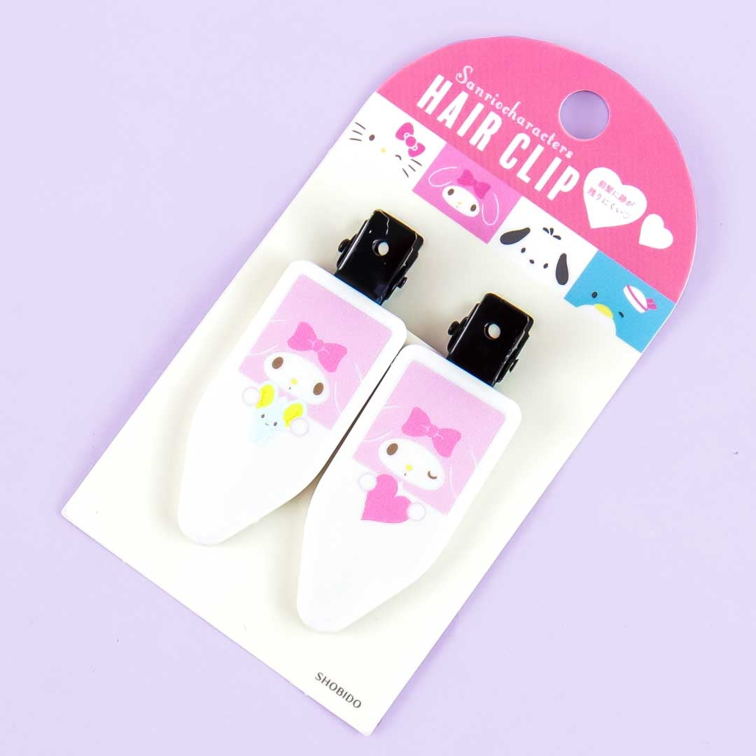 My Melody Heart Hair Clips Set - 2 pcs