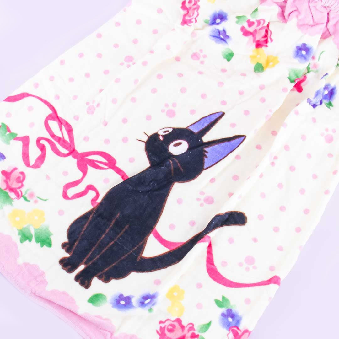 Kiki’s Delivery Service Jiji Floral Wrap Towel With Buttons