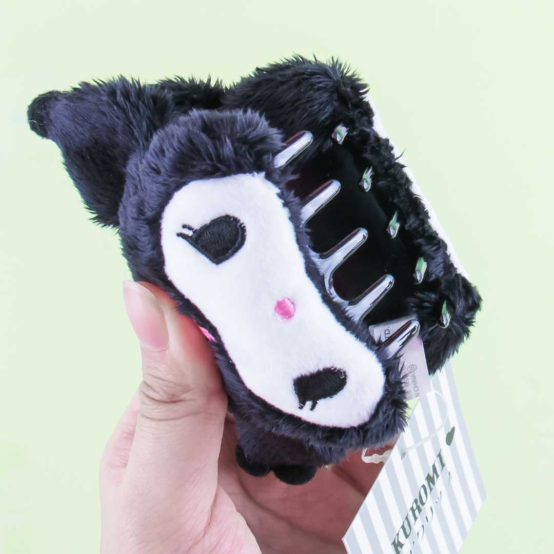 Kuromi Plush Claw Clip