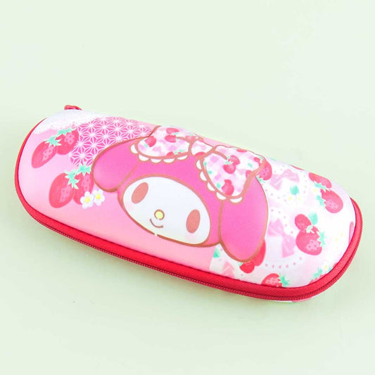 My Melody & Strawberries Zippered Eyeglass Hard Case