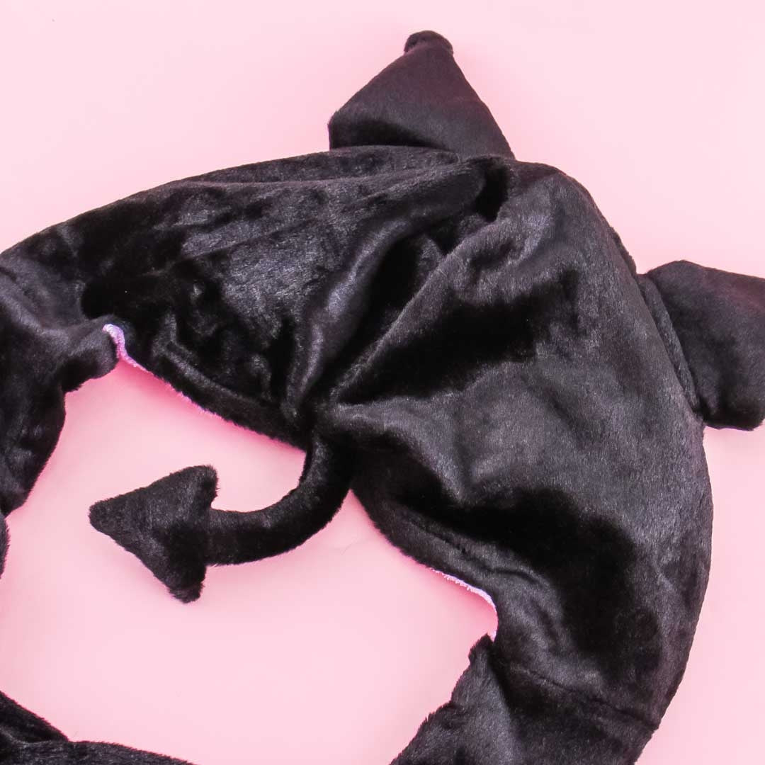 Kuromi Fluffy Hat With Movable Cheering Hands