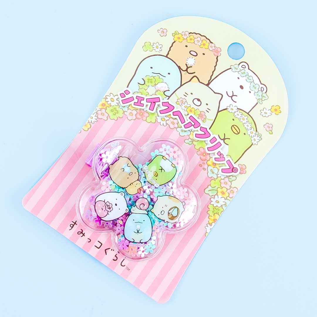 Sumikko Gurashi Flower Shape Clear Hair Clip