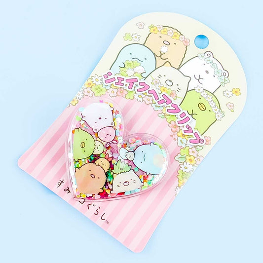 Sumikko Gurashi Heart Shape Clear Hair Clip
