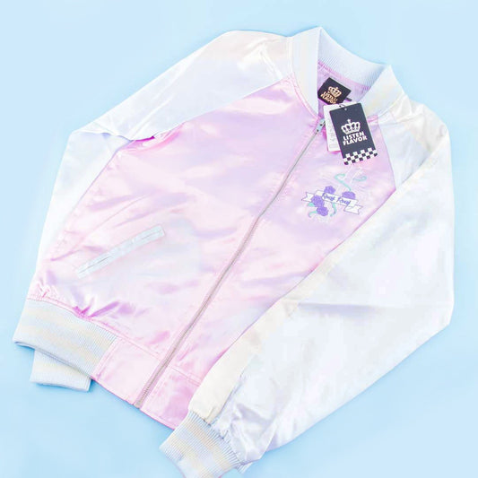 Listen Flavor Rose Cross  Pastel Pink Jacket