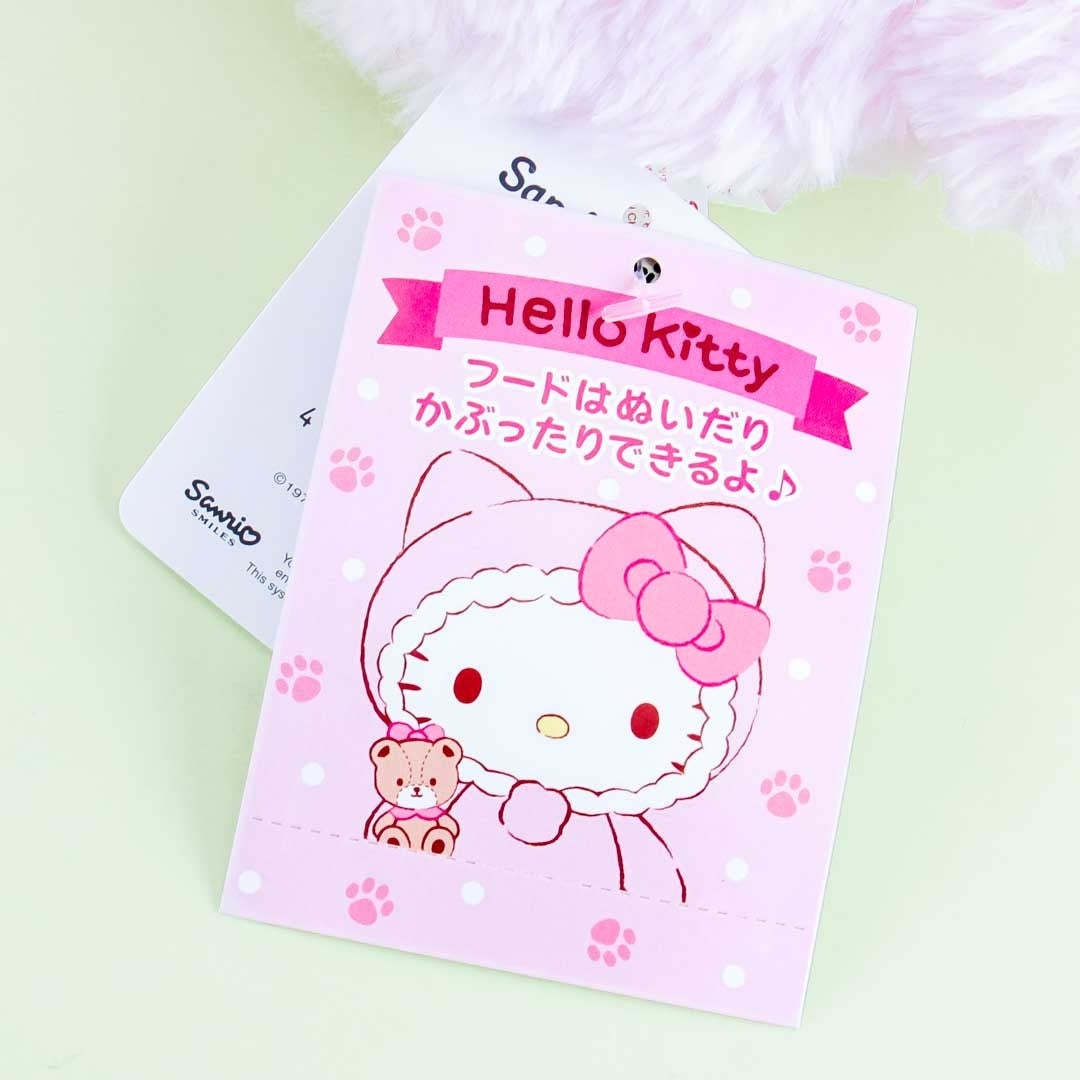 Hello Kitty Fluffy Hood Plushie - Medium