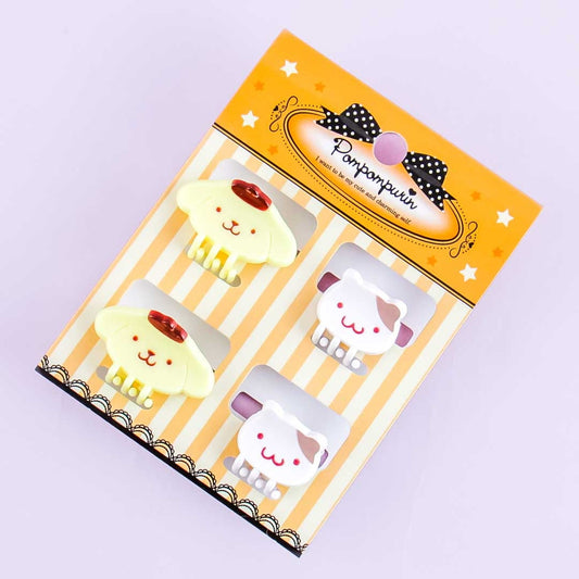 Pompompurin Hair Clips Set