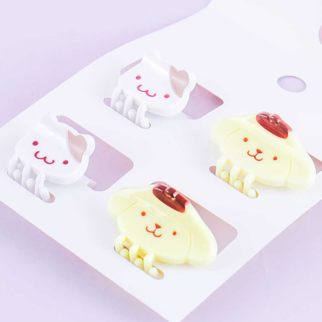 Pompompurin Hair Clips Set