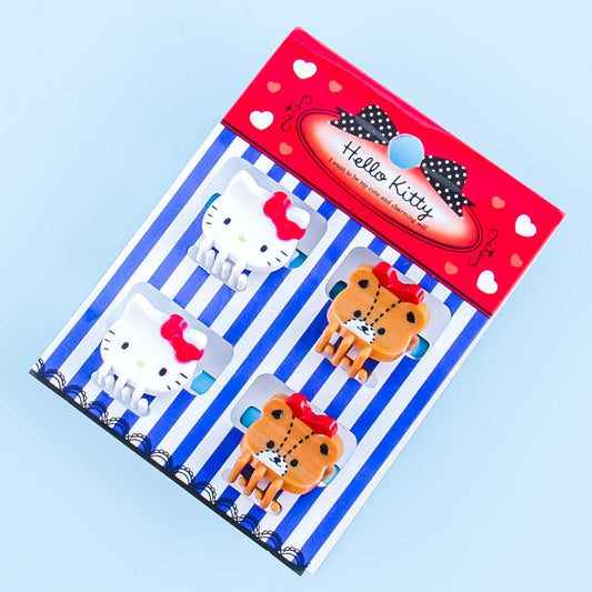 Hello Kitty Hair Clips Set