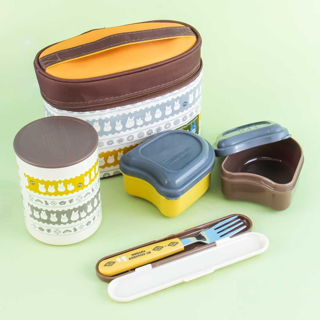 My Neighbor Totoro Ethnic Thermal Bento Box & Bag Set