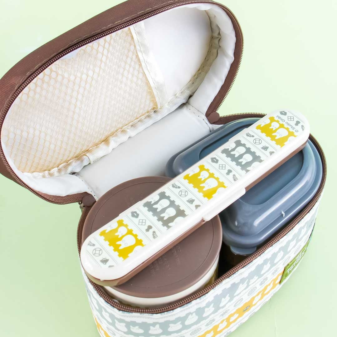 My Neighbor Totoro Ethnic Thermal Bento Box & Bag Set